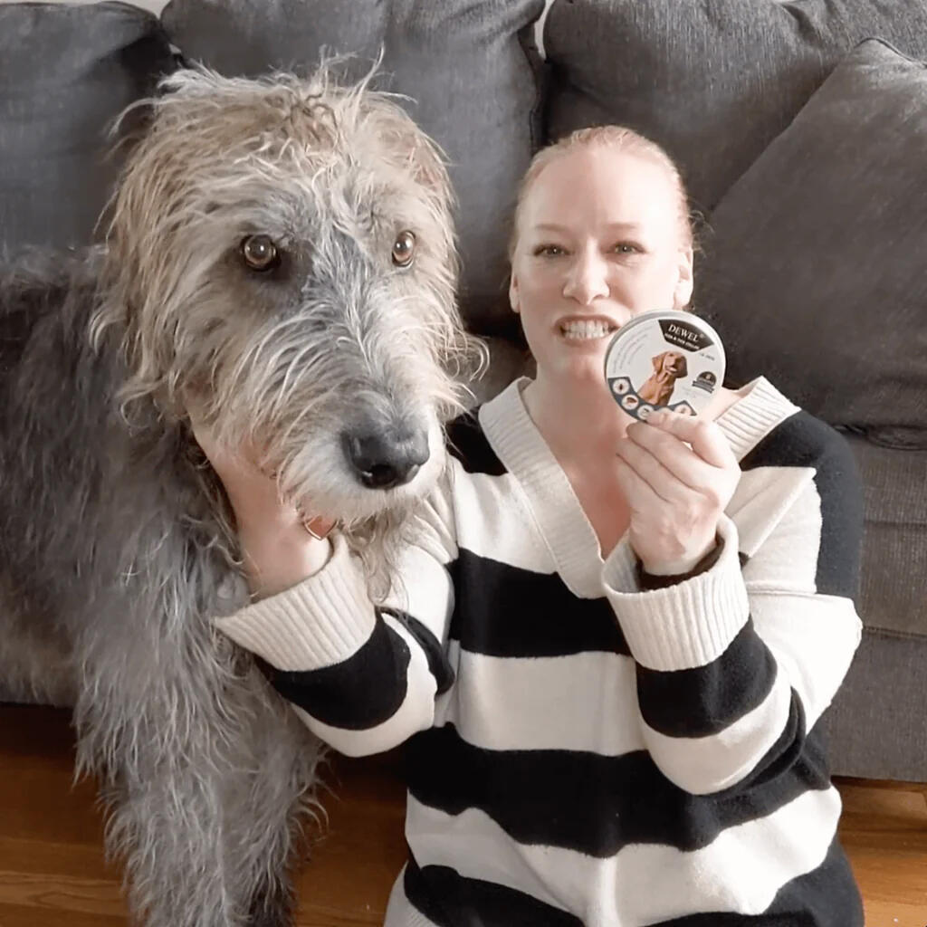 DEWEL Natural Flea and Tick Collar for Dogs — (8-Month Protection)